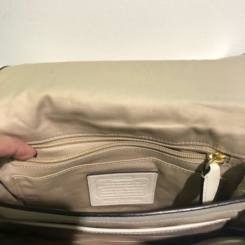 Coach NY Handbag with tassel